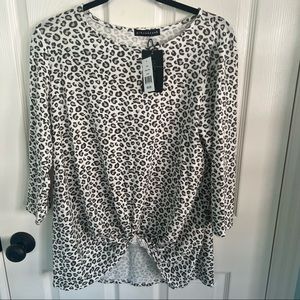 NWT GibsonLook Gibson Twist from 3/4 sleeve top